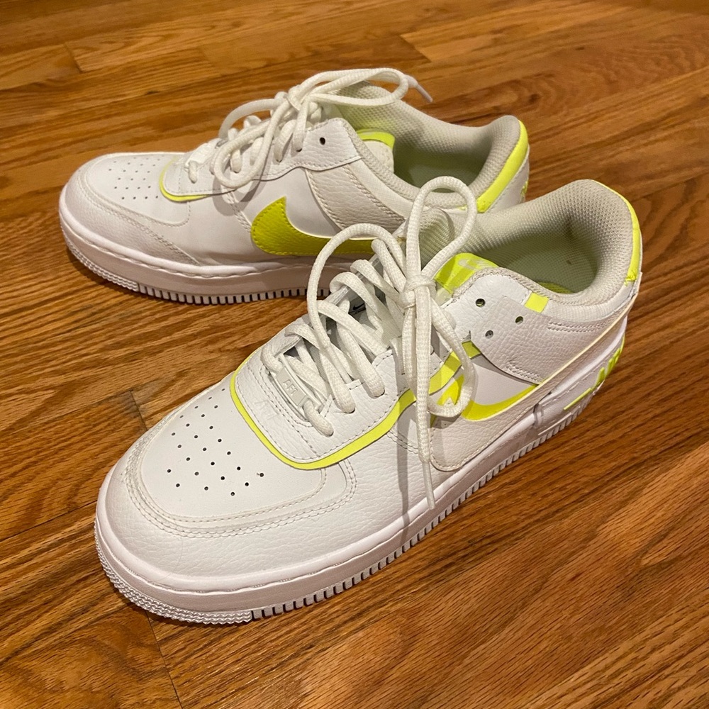 Neon yellow **RARE** nike air forces